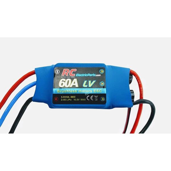 60A RC sin escobillas motor eléctrico controlador de_2