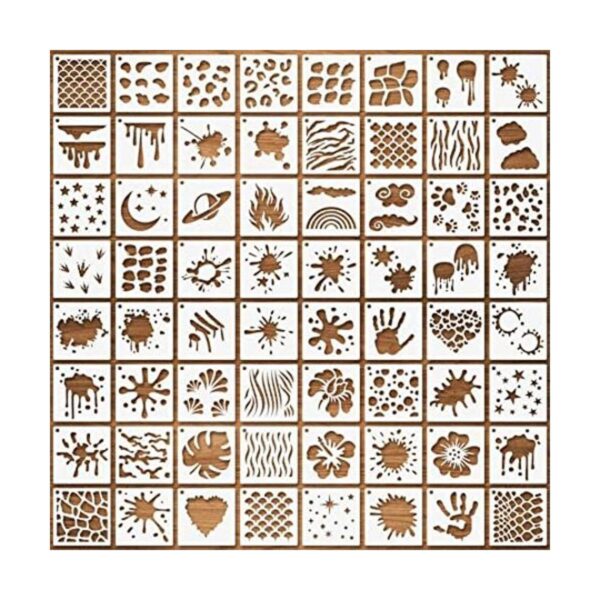 64 plantillas de manchas y salpicaduras plantillas de