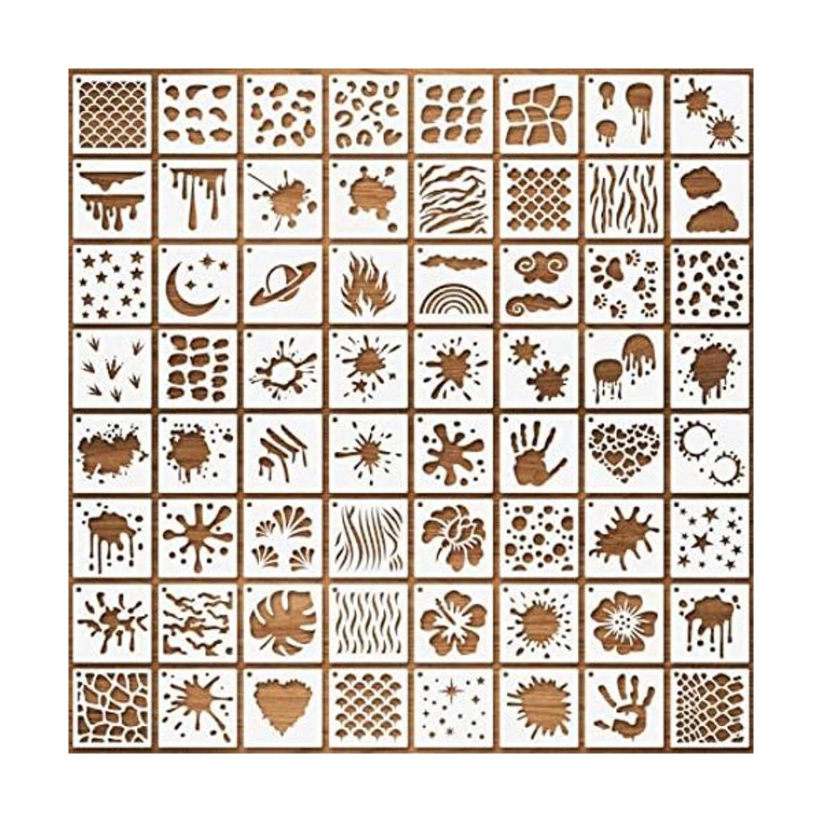 64 plantillas de manchas y salpicaduras plantillas de