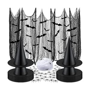 69 decoraciones de Halloween incluyen 12 sombreros de_1