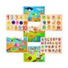 7 Pack Wooden Puzzles for Toddlers 2 3 4 5 Years Old 7_6