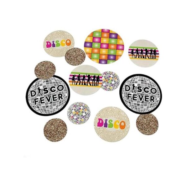70 s Disco 1970s Fiesta gigante Círculo Confeti Disco_6