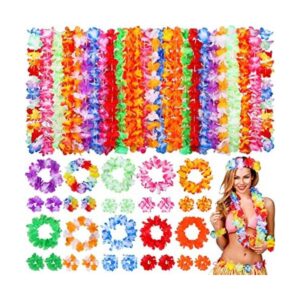 70 unidades de leis hawaiana a granel Luau decoraciones de