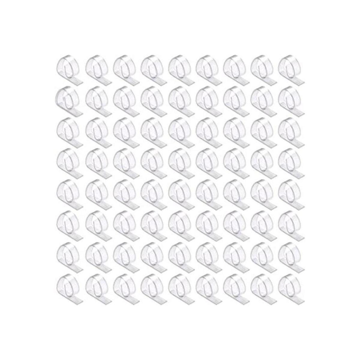 72 clips para mantel de plástico transparente clip para