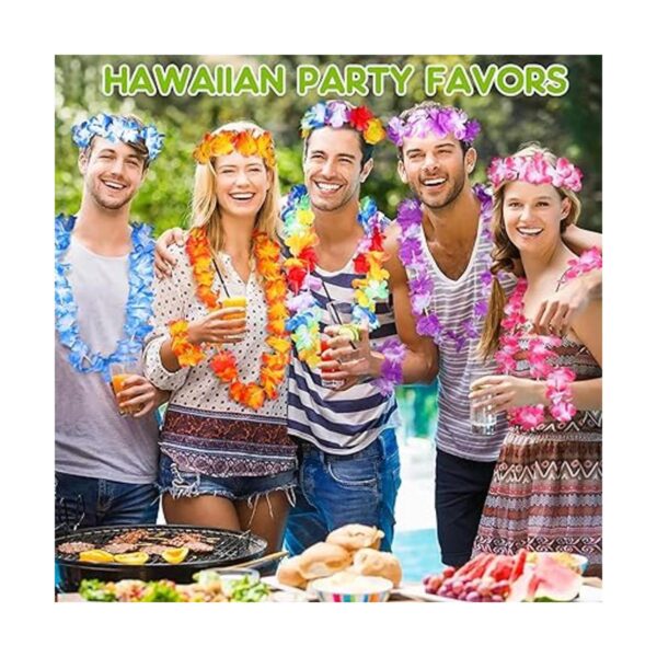 70 unidades de leis hawaiana a granel Luau decoraciones de