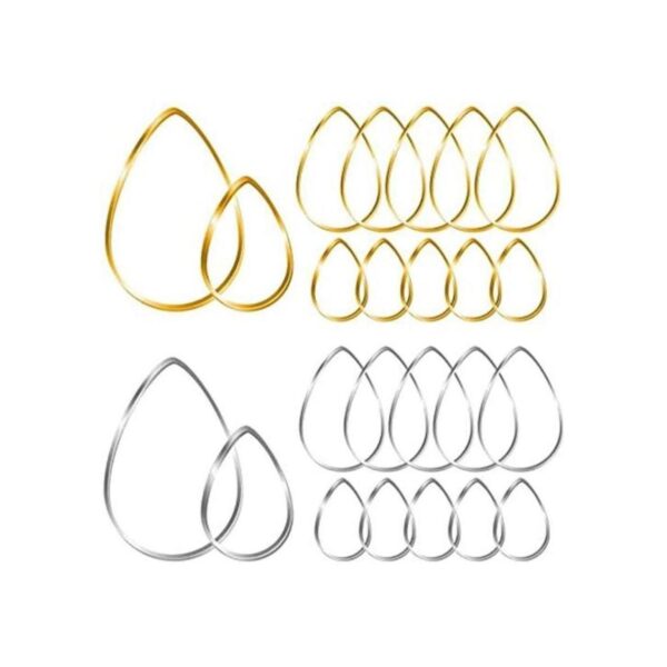 72 aretes de lágrima para hacer joyas manualidades_1