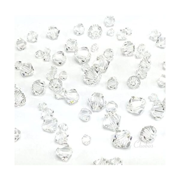 72 pcs Swarovski 5328 Xilion Bicone Beads Mixed Sizes in_4