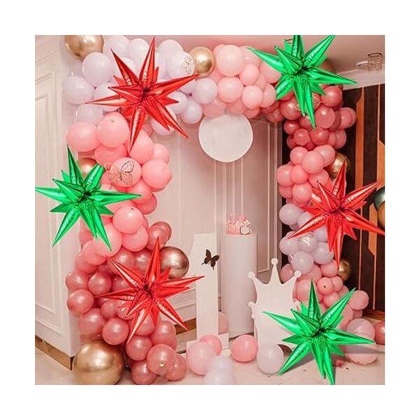72 globos de estrella globos de polietileno de cono de_4