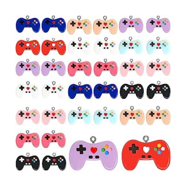 72 piezas de dijes de controlador de videojuegos