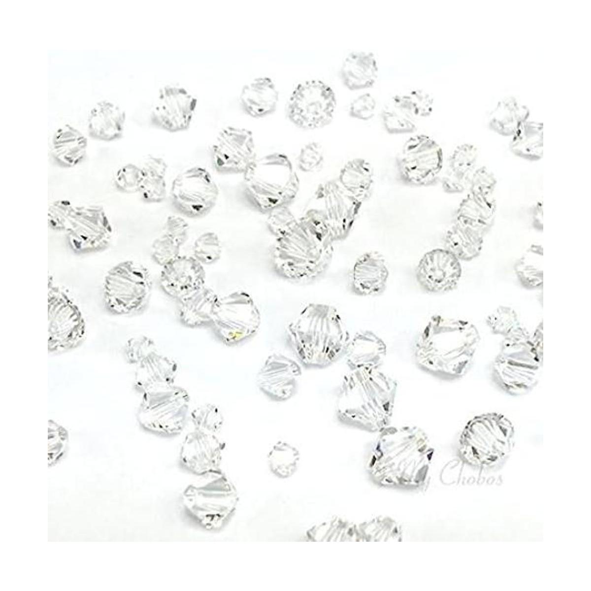 72 pcs Swarovski 5328 Xilion Bicone Beads Mixed Sizes in