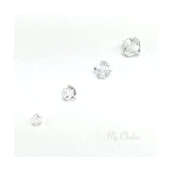 72 pcs Swarovski 5328 Xilion Bicone Beads Mixed Sizes in_2