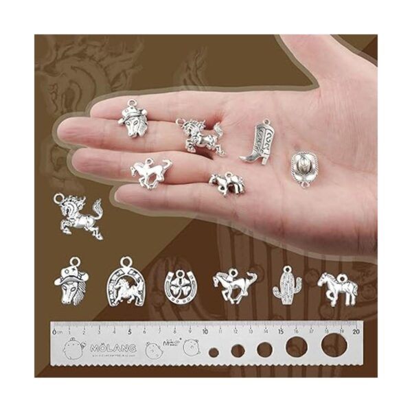 78 dijes de vaquero occidental para hacer joyas dijes de