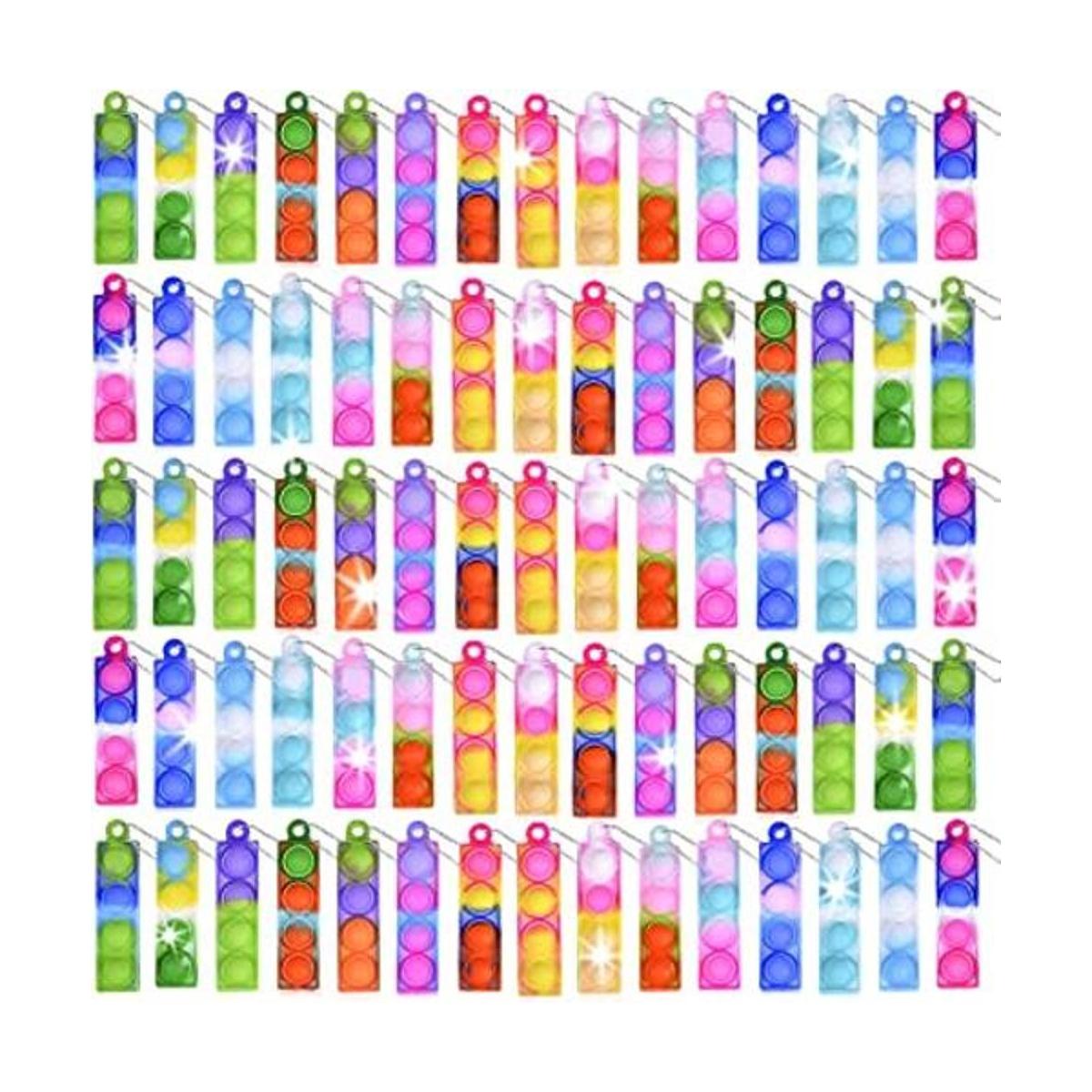 75 piezas de juguetes para ansiedad de Chirstmas Mini para
