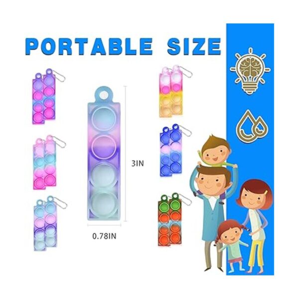 75 piezas de juguetes para ansiedad de Chirstmas Mini para_2