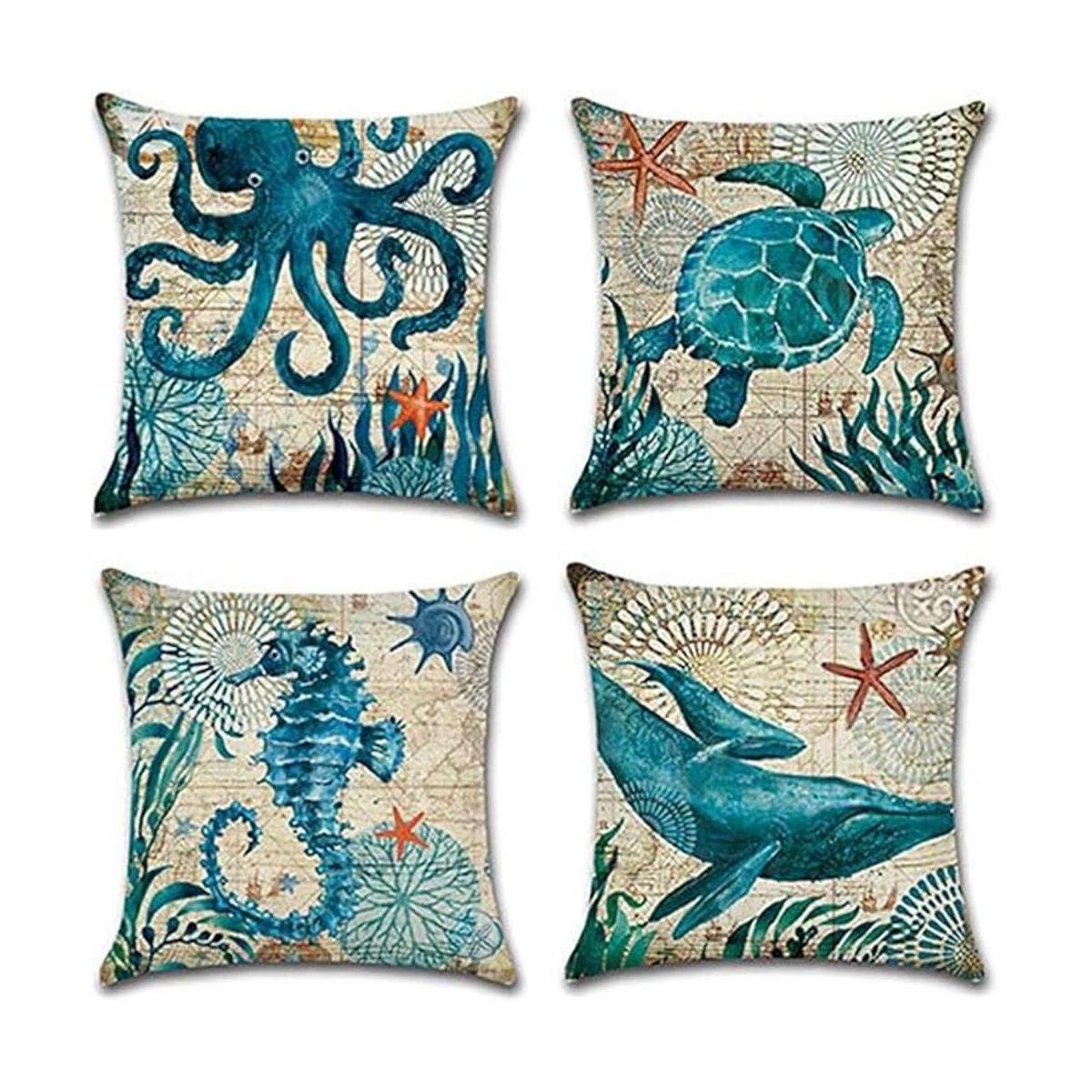 7COLORROOM Fundas de almohada decorativas para el hogar