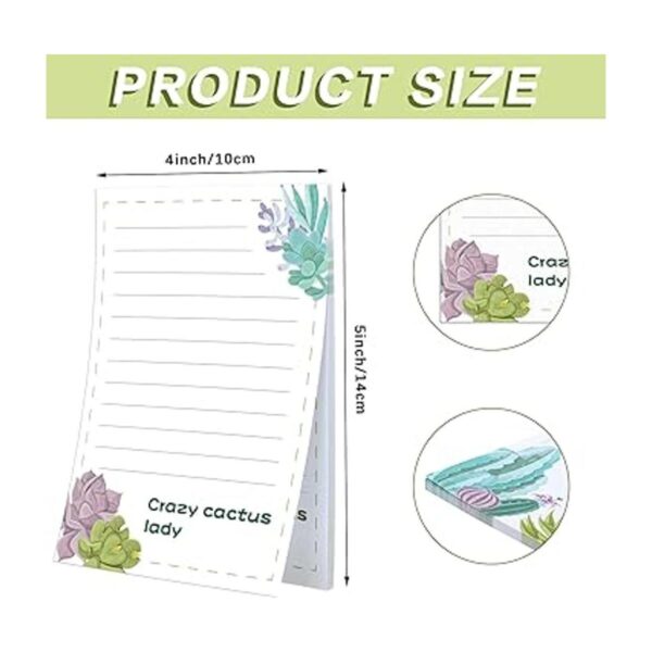 8 blocs de notas divertidos de cactus para plantas_2