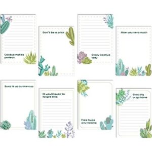 8 blocs de notas divertidos de cactus para plantas_1