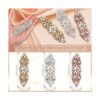 8 apliques de diamantes de imitación termoadhesivos con