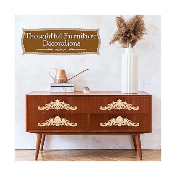 8 apliques de madera apliques decorativos de madera para
