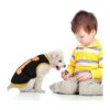 8 camisas para perros con estampado de mascotas con letras