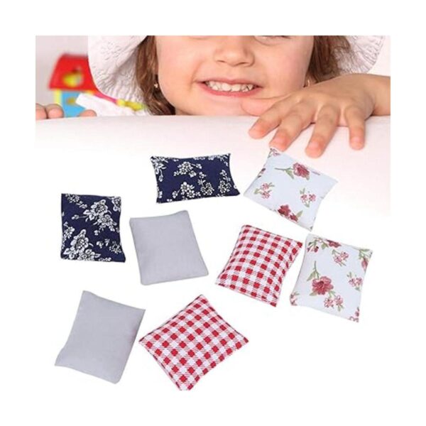 8 cojines de almohada simulados en miniatura 112 para