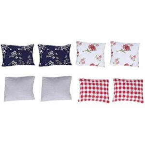 8 cojines de almohada simulados en miniatura 112 para