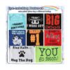 8 camisas para perros con estampado de mascotas con letras