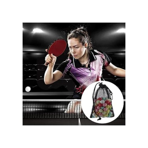 8 bolsas de malla negra con cordón con clips bolsas de