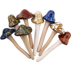 8 estatuas de hongos patios interiores y exteriores