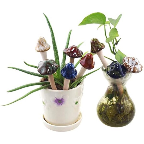 8 estatuas de hongos patios interiores y exteriores