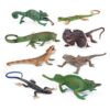 8 figuras de animales de lagarto realistas figuras de_1