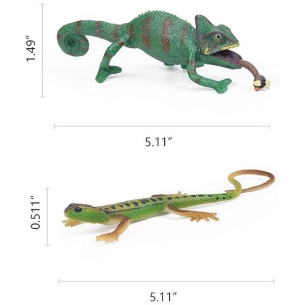 8 figuras de animales de lagarto realistas figuras de_2