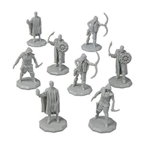 8 mini figuras de bandido de fantasía sin pintar todos_1