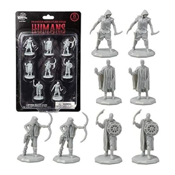 8 mini figuras de bandido de fantasía sin pintar todos_2
