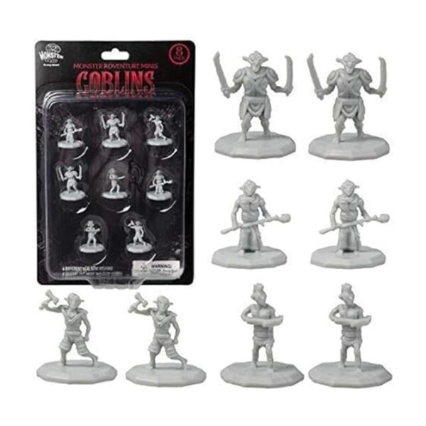 8 mini figuras de fantasía pintables todos los diseños_2