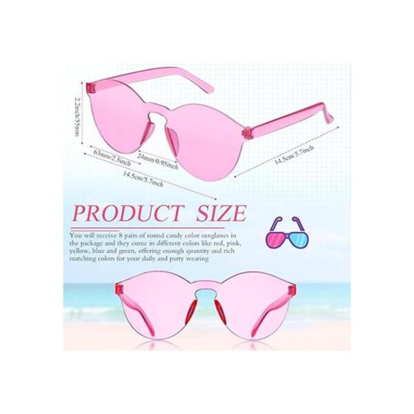 8 pares de lentes de sol de color caramelo para mujer_2