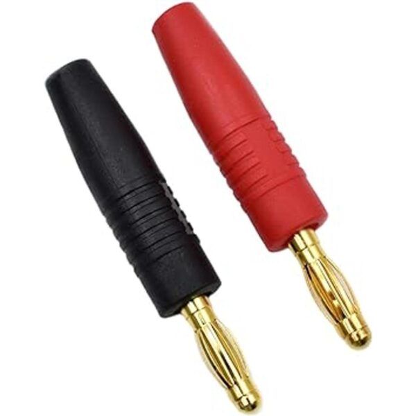 8 piezas de enchufe de plátano de 0.157 in conector macho