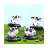 8 piezas de centro de mesa con estampado de vaca fiesta_5