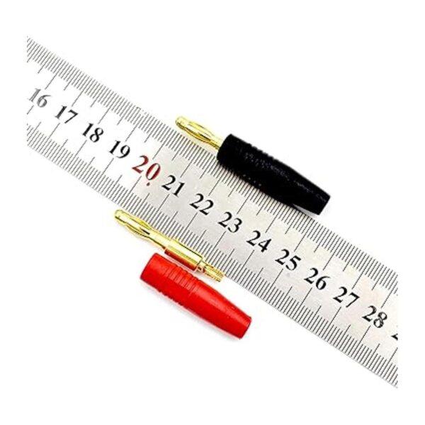 8 piezas de enchufe de plátano de 0.157 in conector macho