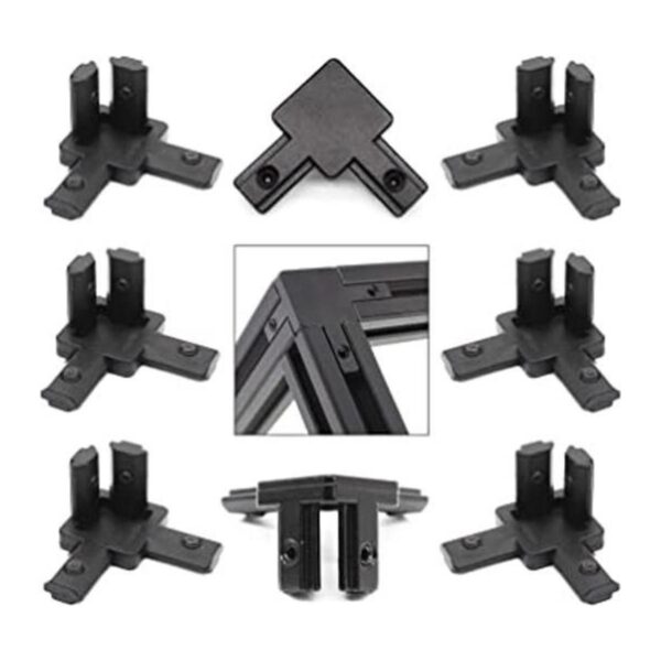 8 piezas de conector de soporte de esquina de extremo de 3_1