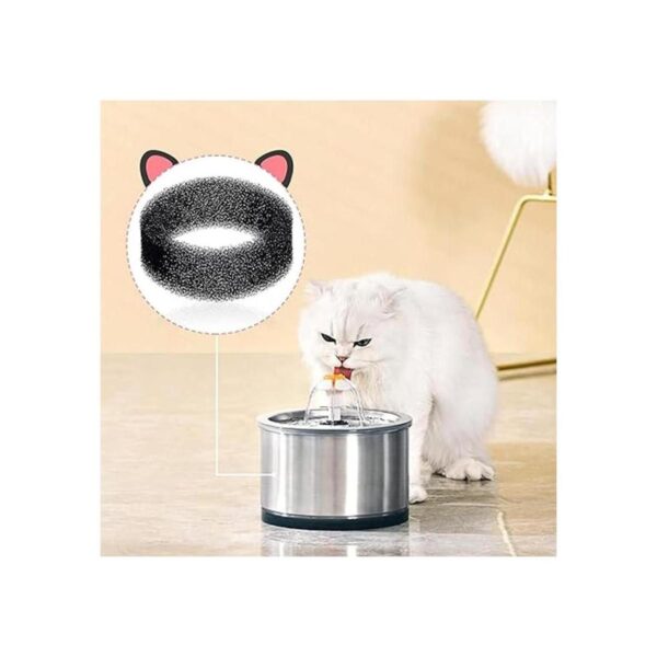 8 piezas de filtro de fuente de agua para mascotas filtro