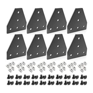 8 placas de unión anodizadas en forma de T de 5 agujeros_1