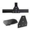 8 placas de unión anodizadas en forma de T de 5 agujeros_2