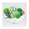 8 piezas suculentas moldes de silicona cactus flor resina