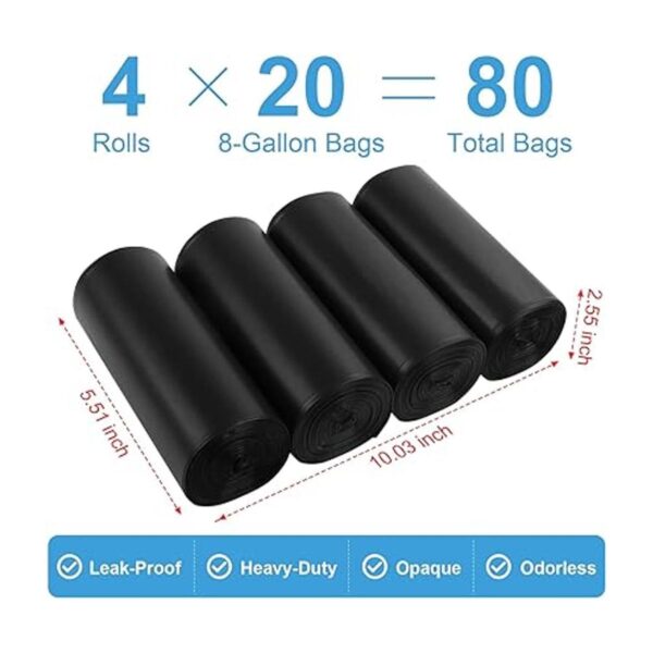 80 bolsas de inodoro portátiles para campamento bolsas de_2