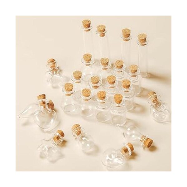 80 botellas de corcho de cristal botellas de corcho de