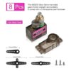 8 unids MG90S 0.32 oz servo motor micro metal engranaje_2