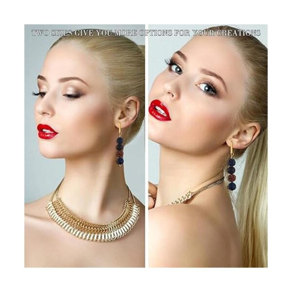 80 aretes de acero inoxidable con bucle aretes