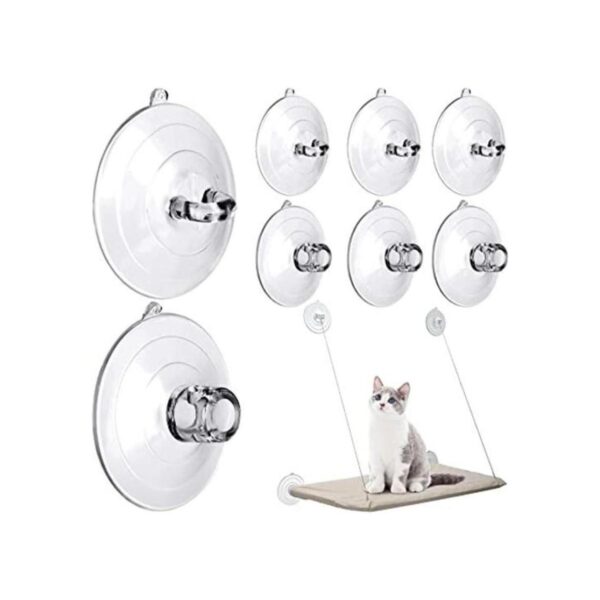 8 ventosas para ventana de gato percha para ventana de
