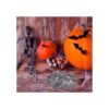 80 dijes de Halloween colgantes de plata antigua